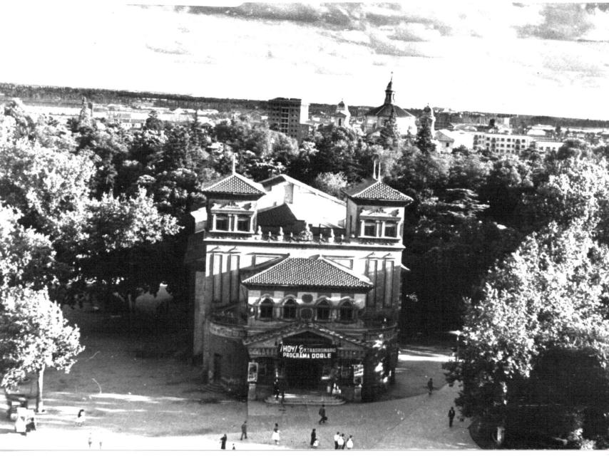 El Teatro Pradera durante la década de los 60.