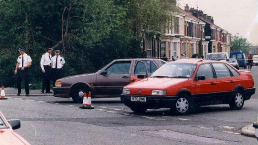 Escena de la emboscada a David Ungi padre en 1995.
