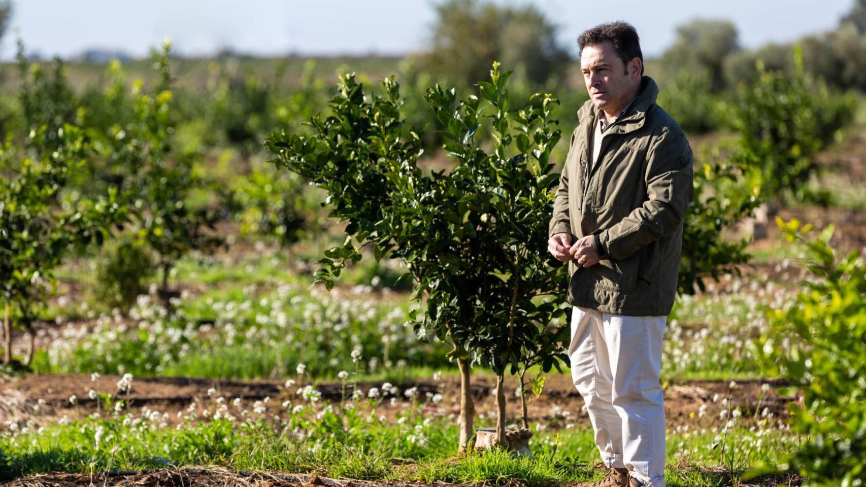 Luis Bolaños, CEO de Iberhanse-Naturgreen, en una de sus fincas