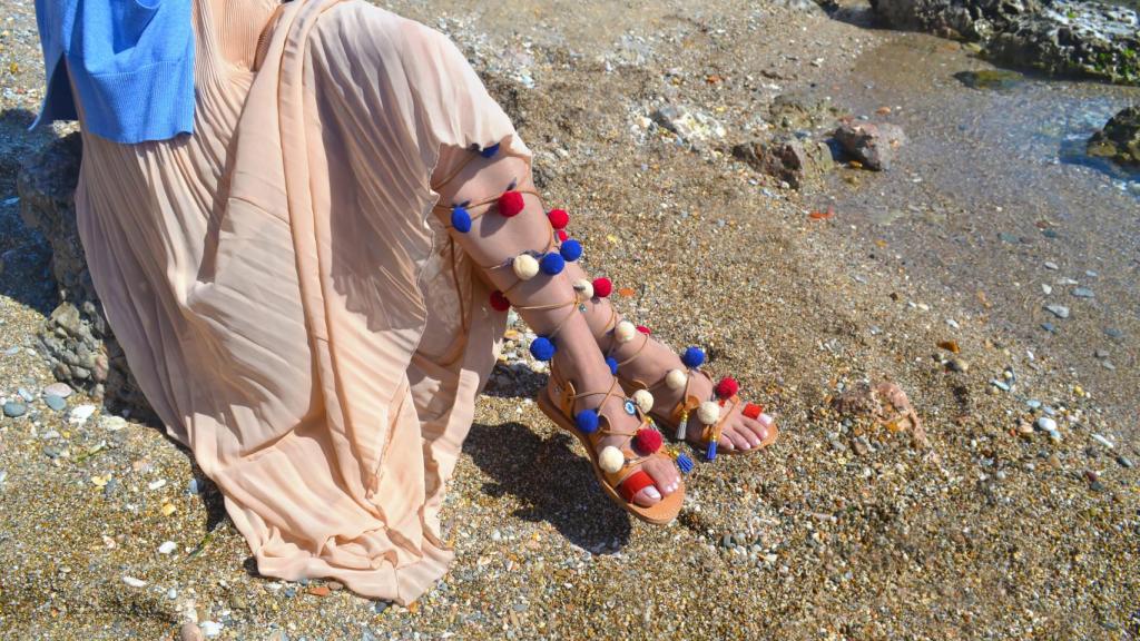 Sandalias romanas.