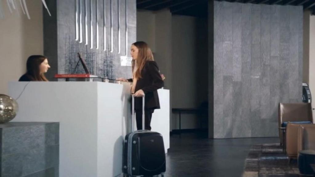 Entrada al hotel.
