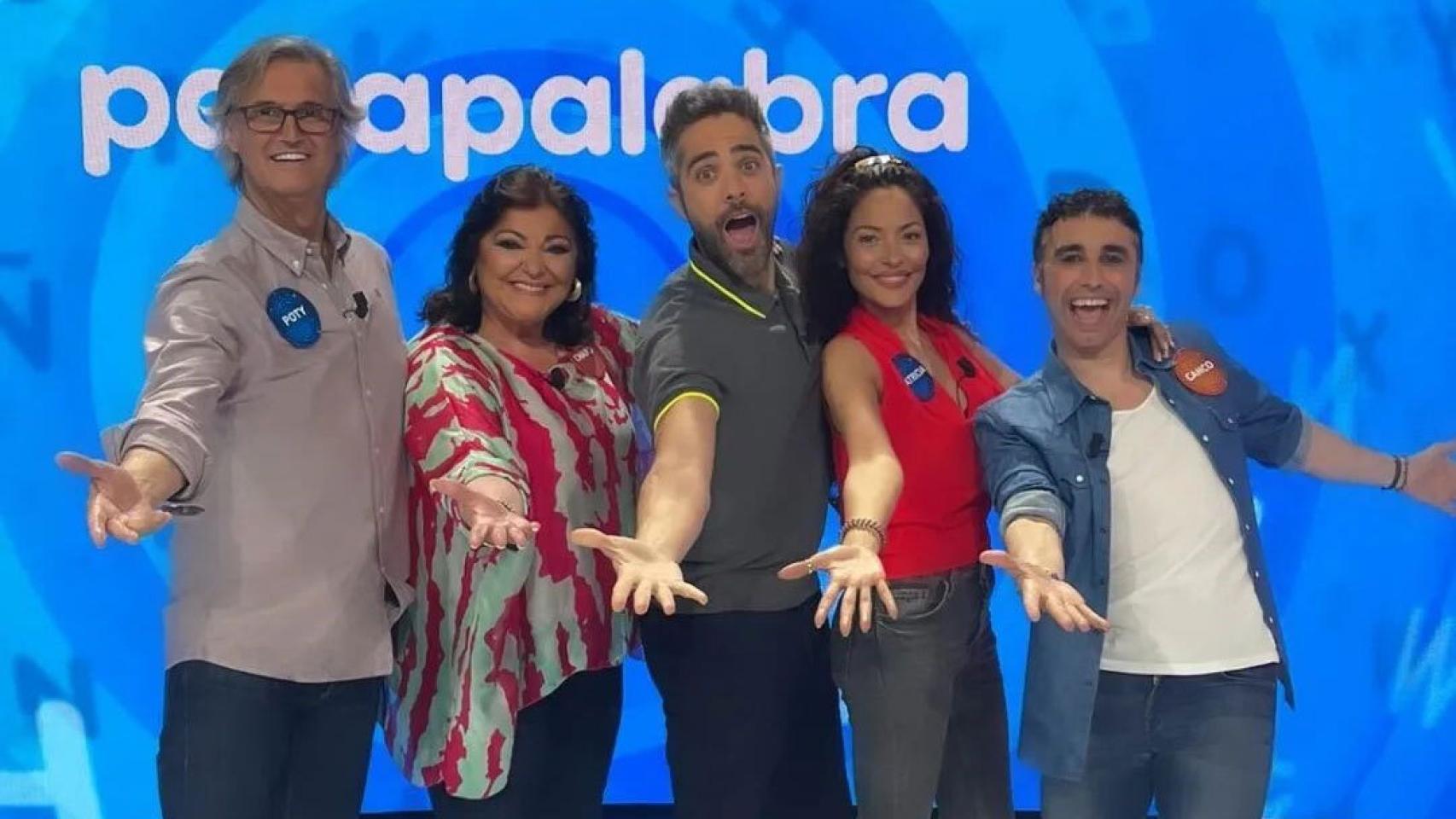 'Pasapalabra': Quiénes son los invitados de hoy Poty, Charo Reina, Patricia Pérez y Canco Rodríguez