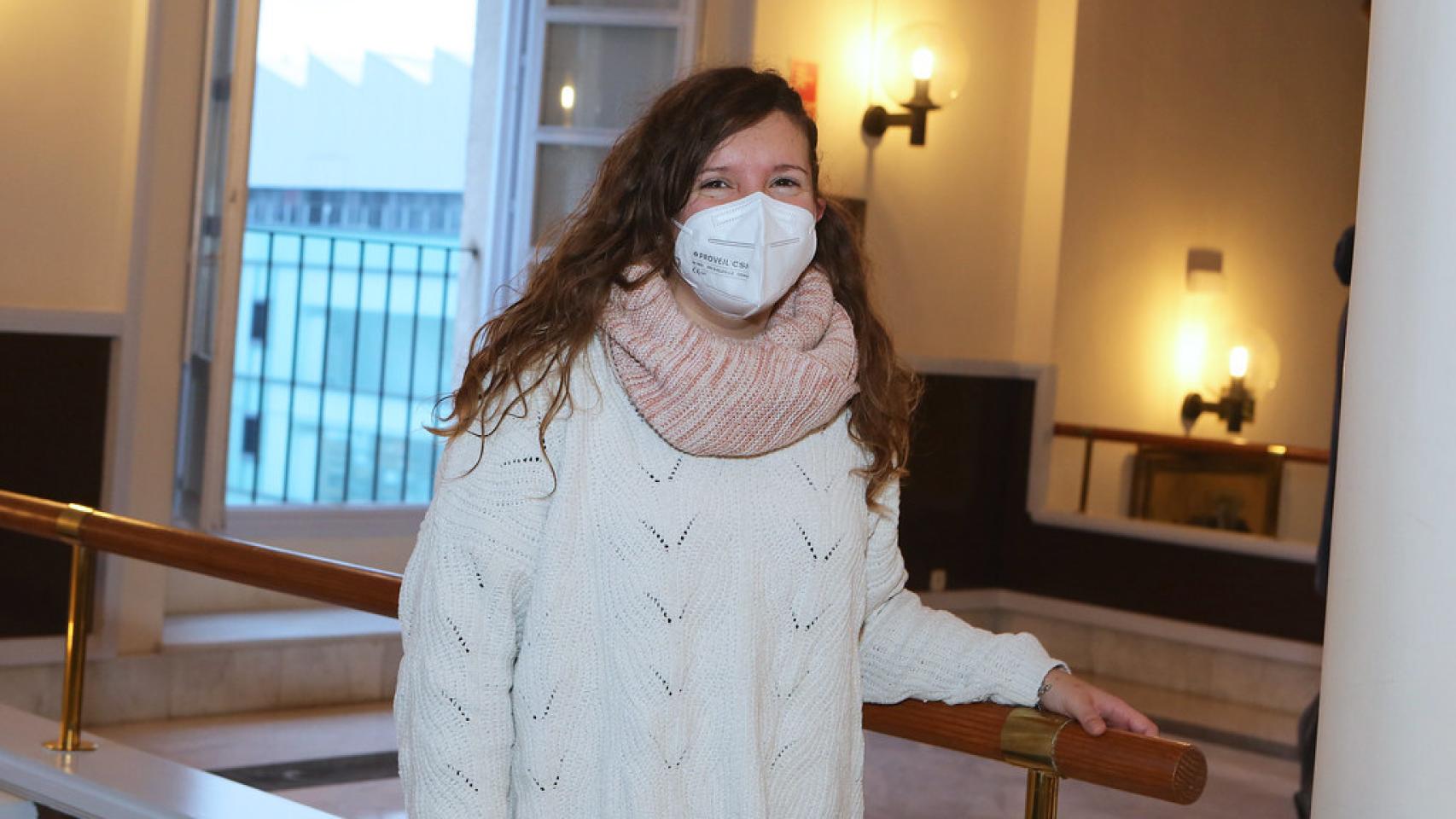 La doctoranda de la UVa, Lara Sanoguera