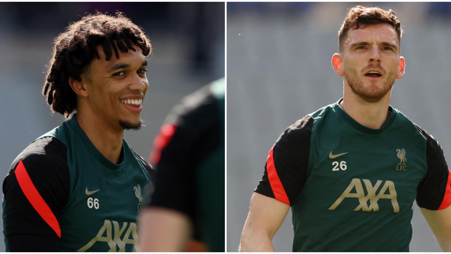 Alexander Arnold y Robertson analizan la final de la Champions League contra el Real Madrid