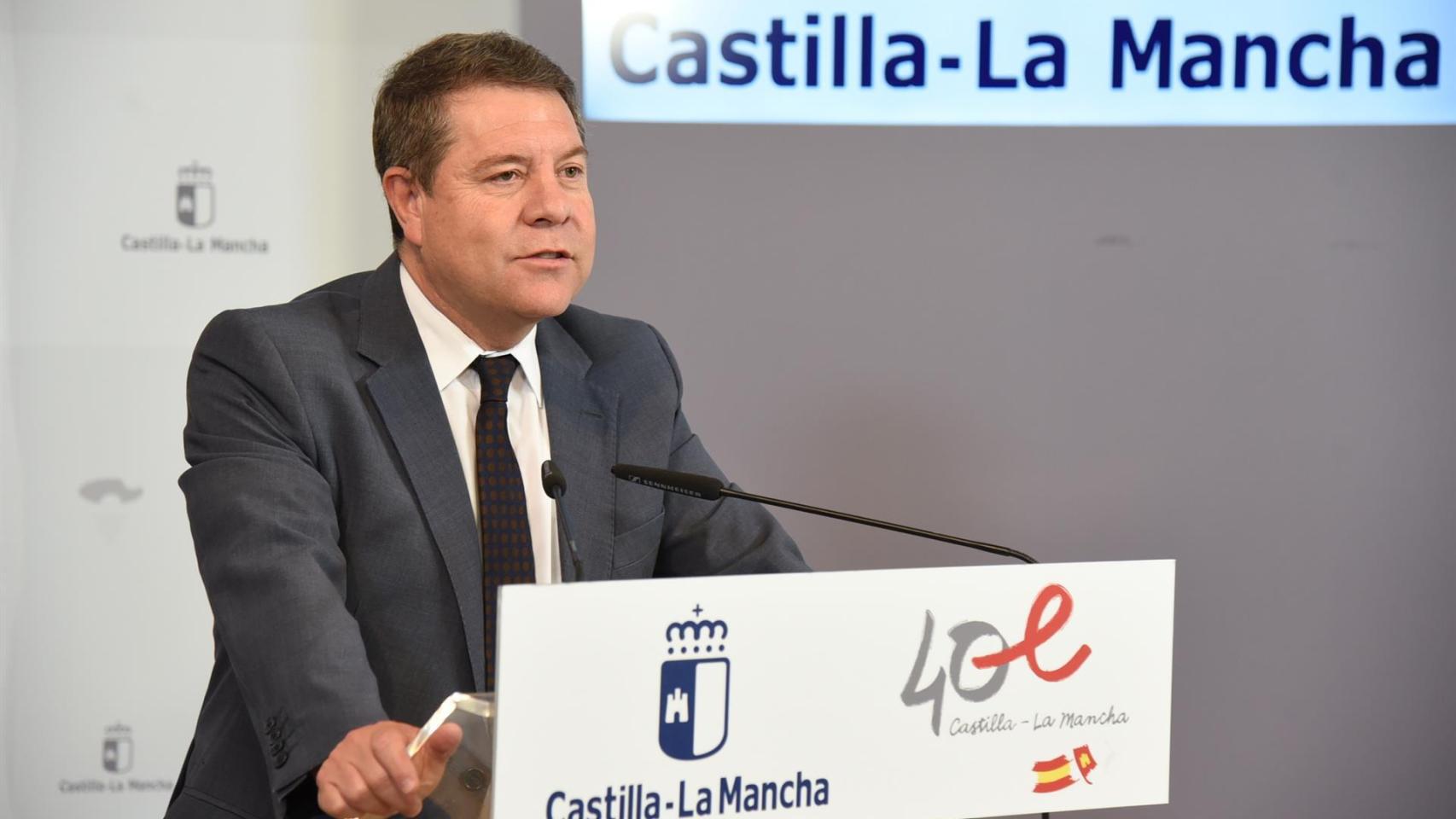 Emiliano García-Page en Albacete. Foto: JCCM.