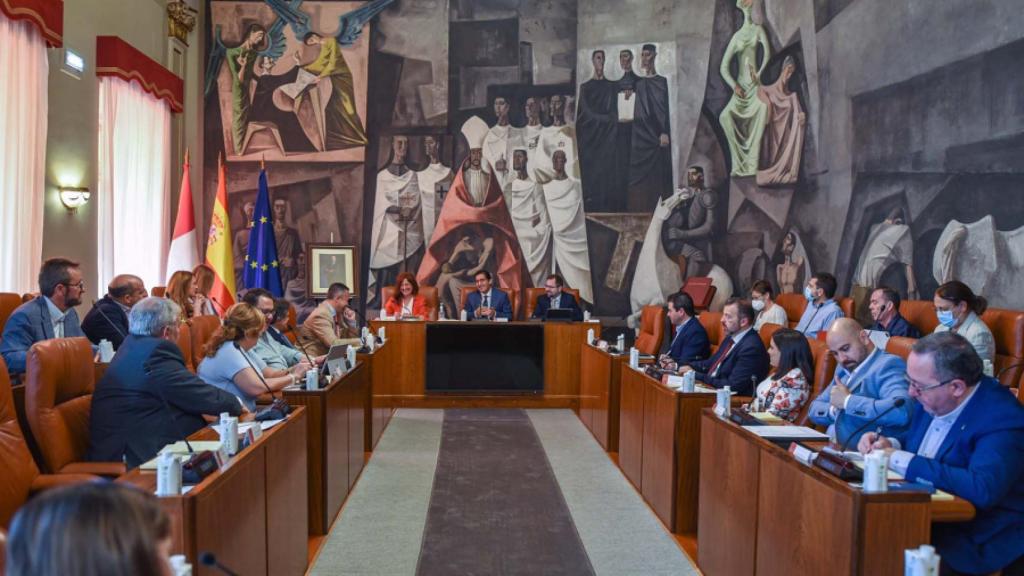 Pleno de la Diputación de Ciudad Real. Foto: Diputación de Ciudad Real.