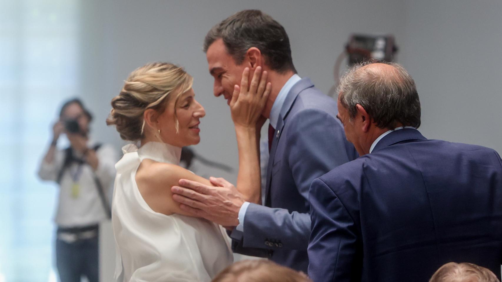 Yolanda Díaz y Pedro Sánchez.