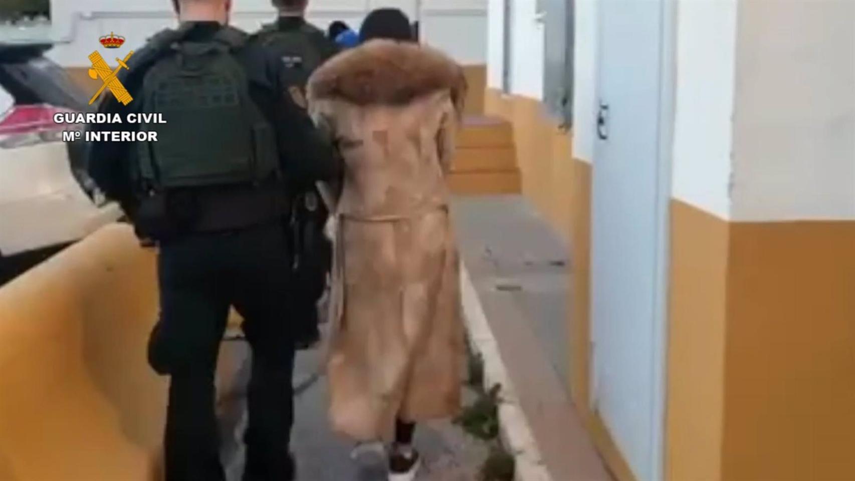 Uno de los detenidos.
