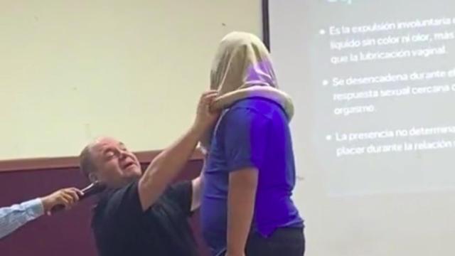 Captura del vídeo que se ha hecho viral.