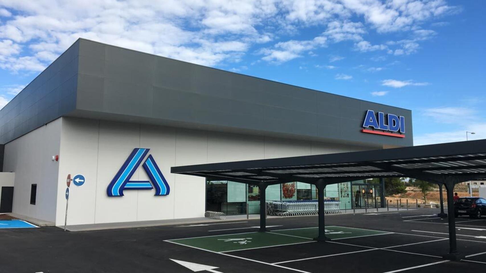 Fachada de Aldi.