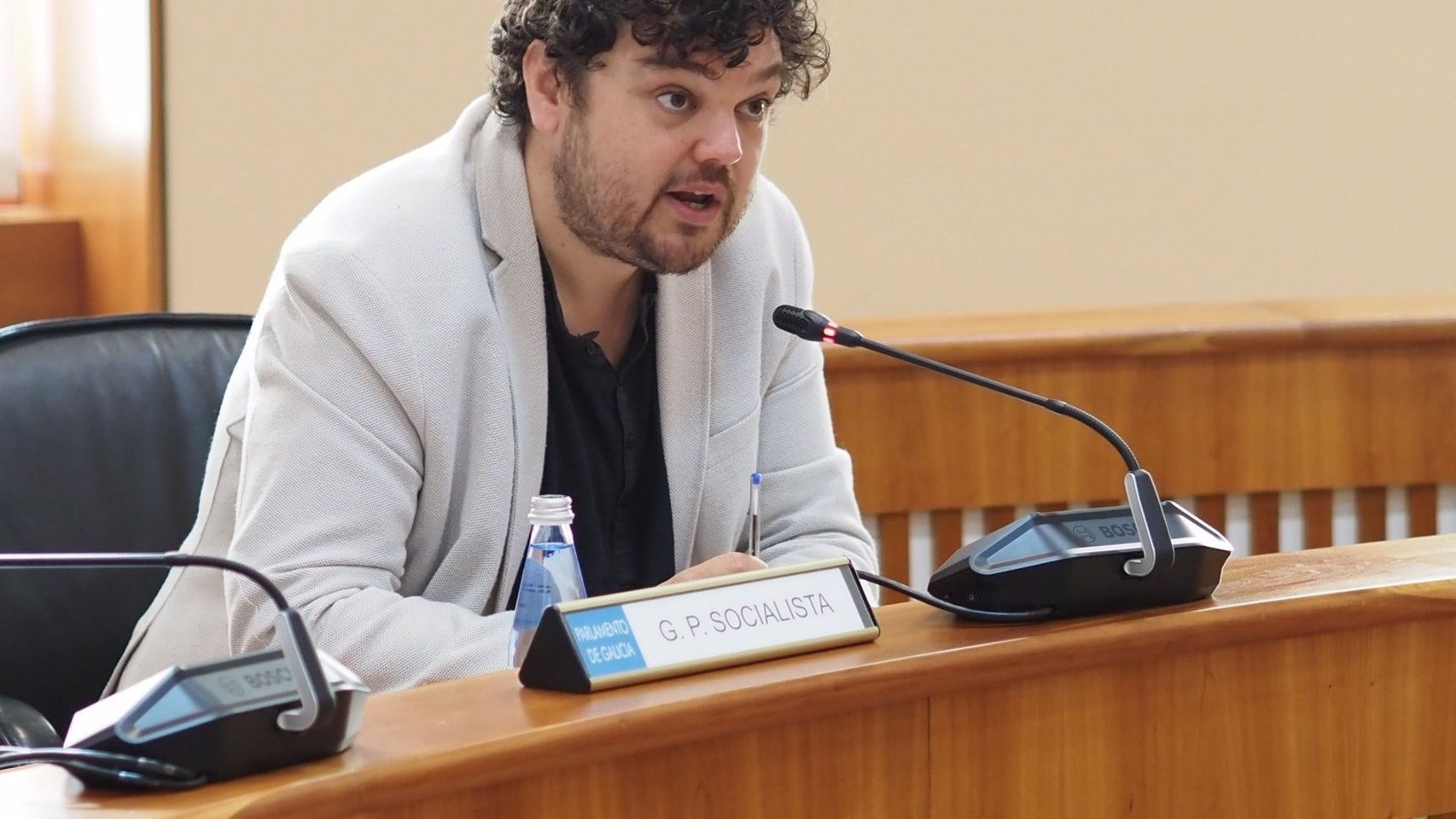 El diputado del PSdeG Julio Torrado.