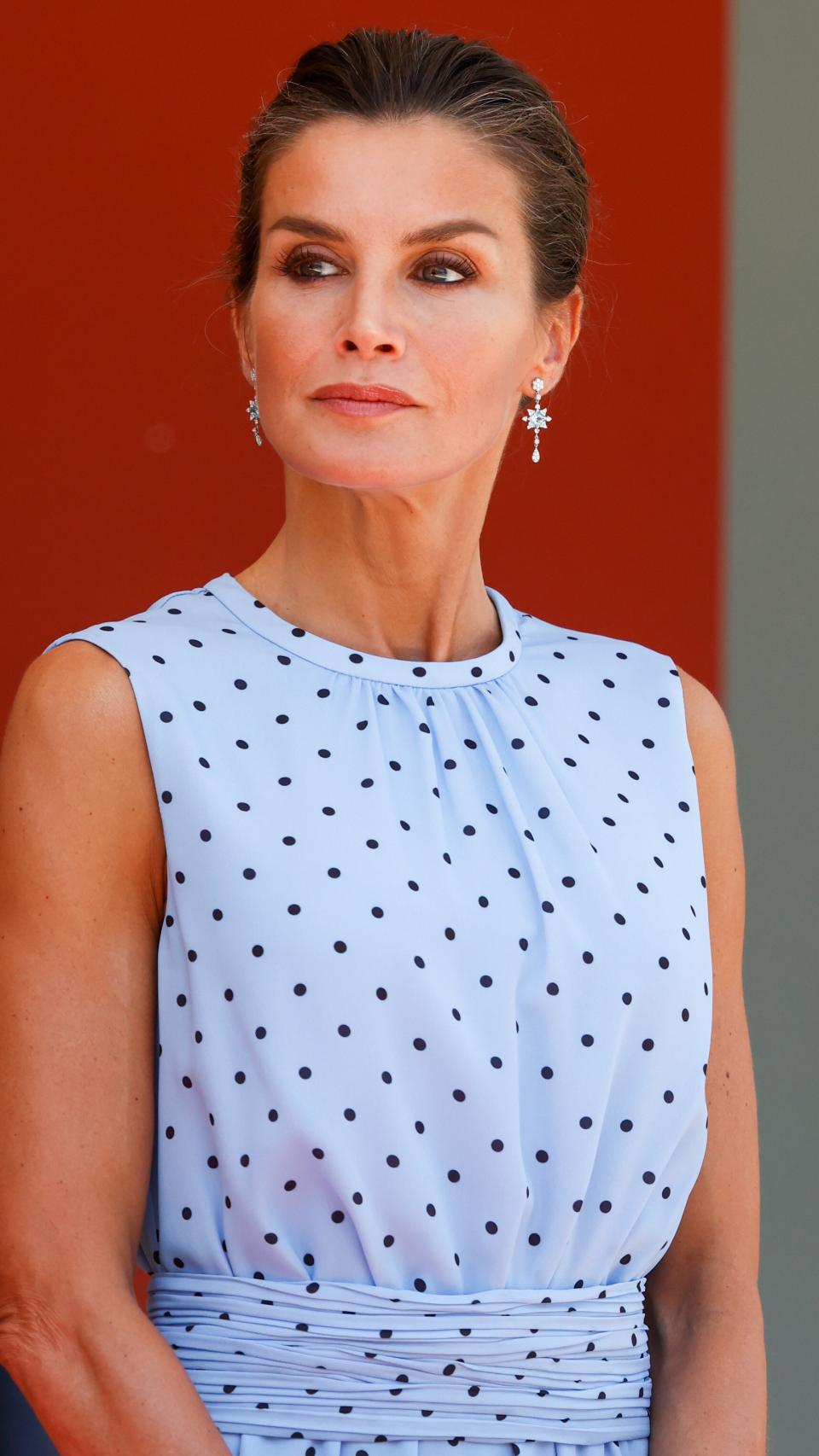 La reina Letizia ha presidido junto al rey Felipe el Día de las Fuerzas Armadas.