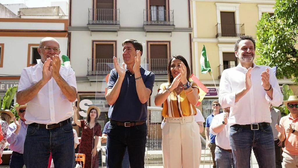 Igea, durante el acto en Andalucía