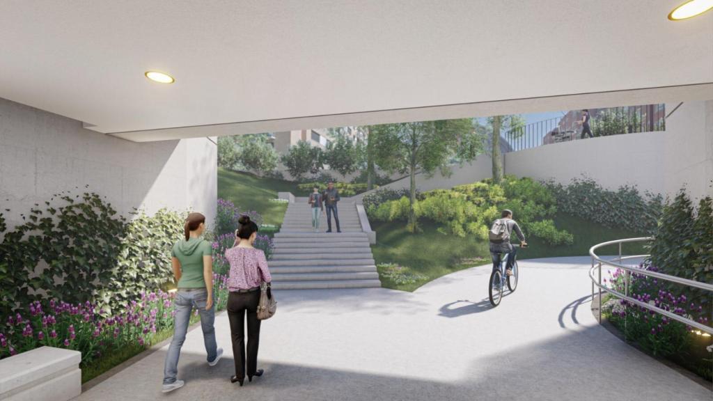 Recreación de cómo quedará el entorno de Delicias después de las obras
