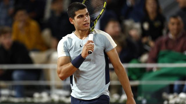 Carlos Alcaraz en Rolan Garros