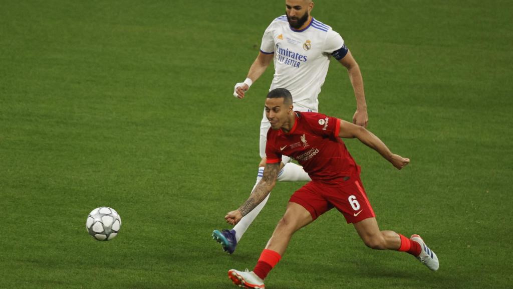 Thiago Alcantara, en la última final de Champions contra el Real Madrid.