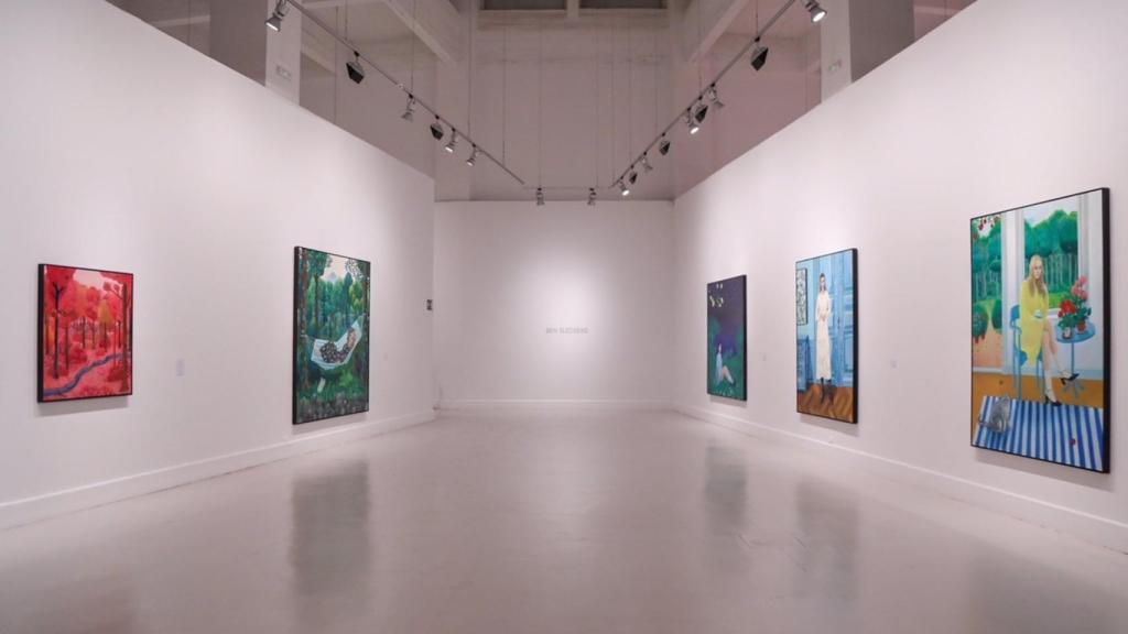 Una imagen de la exposición de Ben Sledsens.