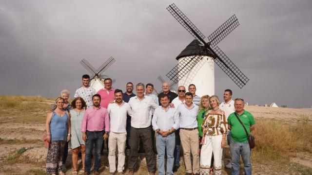 Reciente visita de Javier Ortega Smith e Inés Cañizares a la provincia de Ciudad Real. Foto: Vox