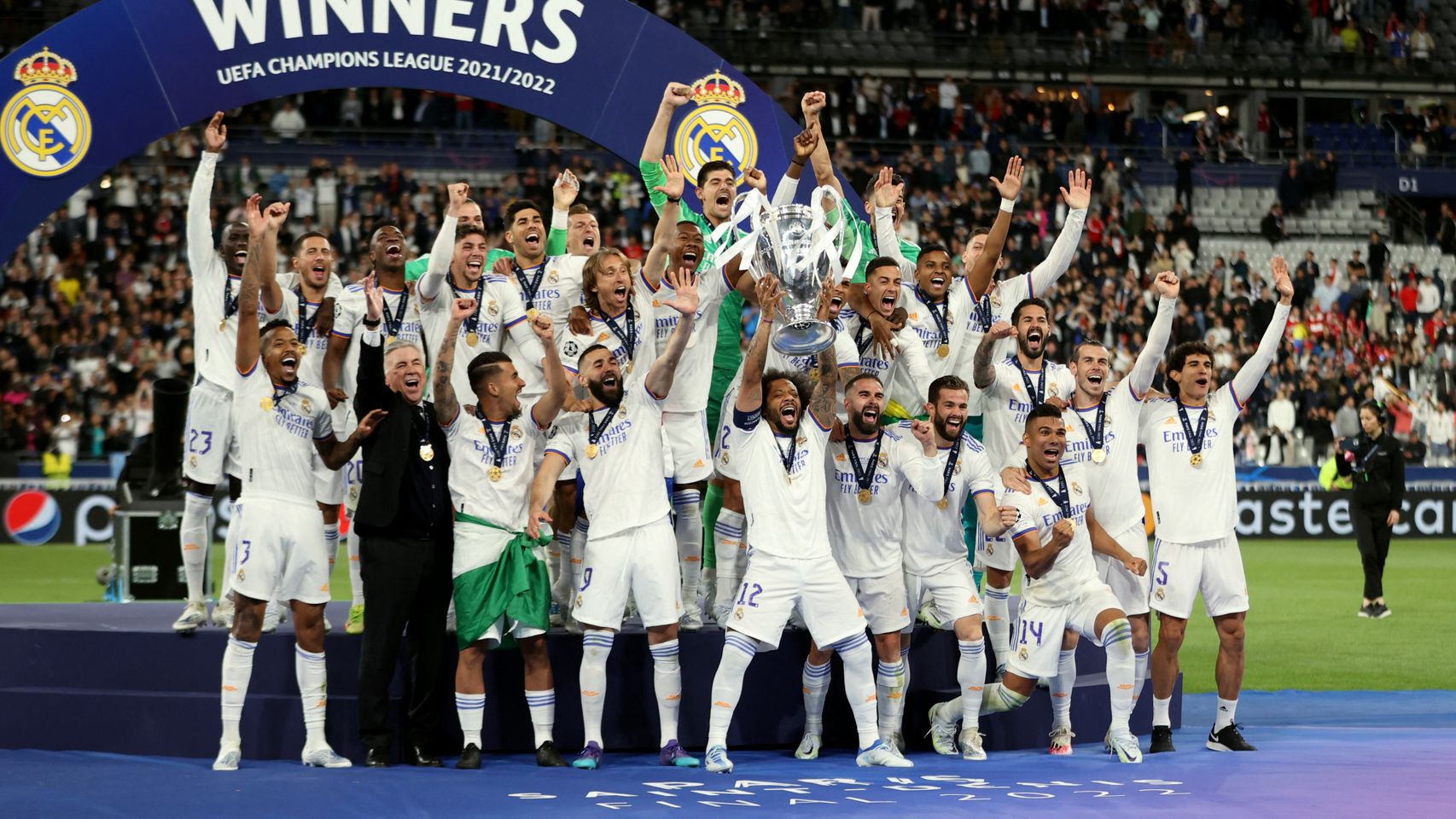 Marcelo Vieira levanta la Champions League