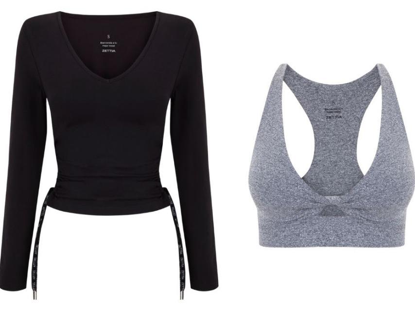 Crop Top Alma (Precio: 58,00 euros) y Top Mykonos Melange (48 euros).