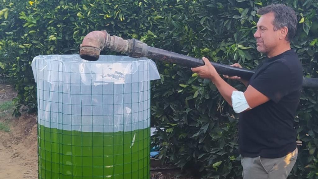 Filtro de Algae en una instalación.