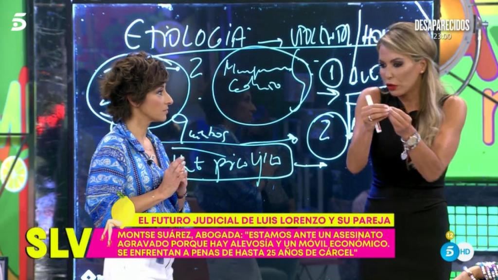 Adela González junto a Montse Suárez.