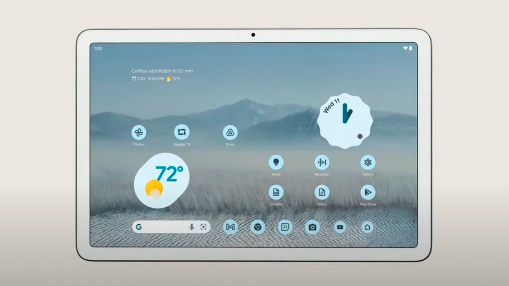 Se podría usar un lápiz Stylus en la tablet Pixel de Google