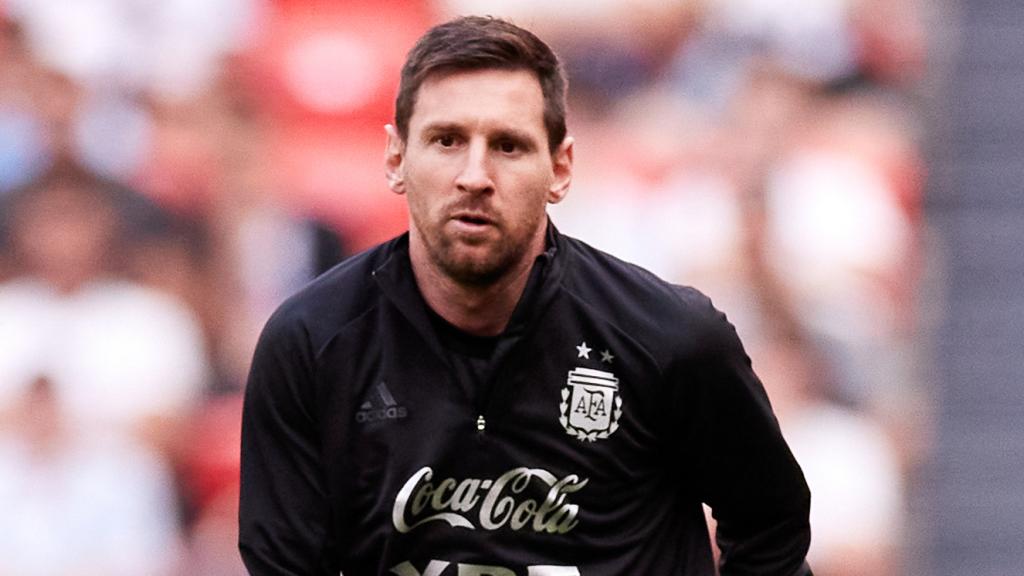 Leo Messi, con la selección de Argentina