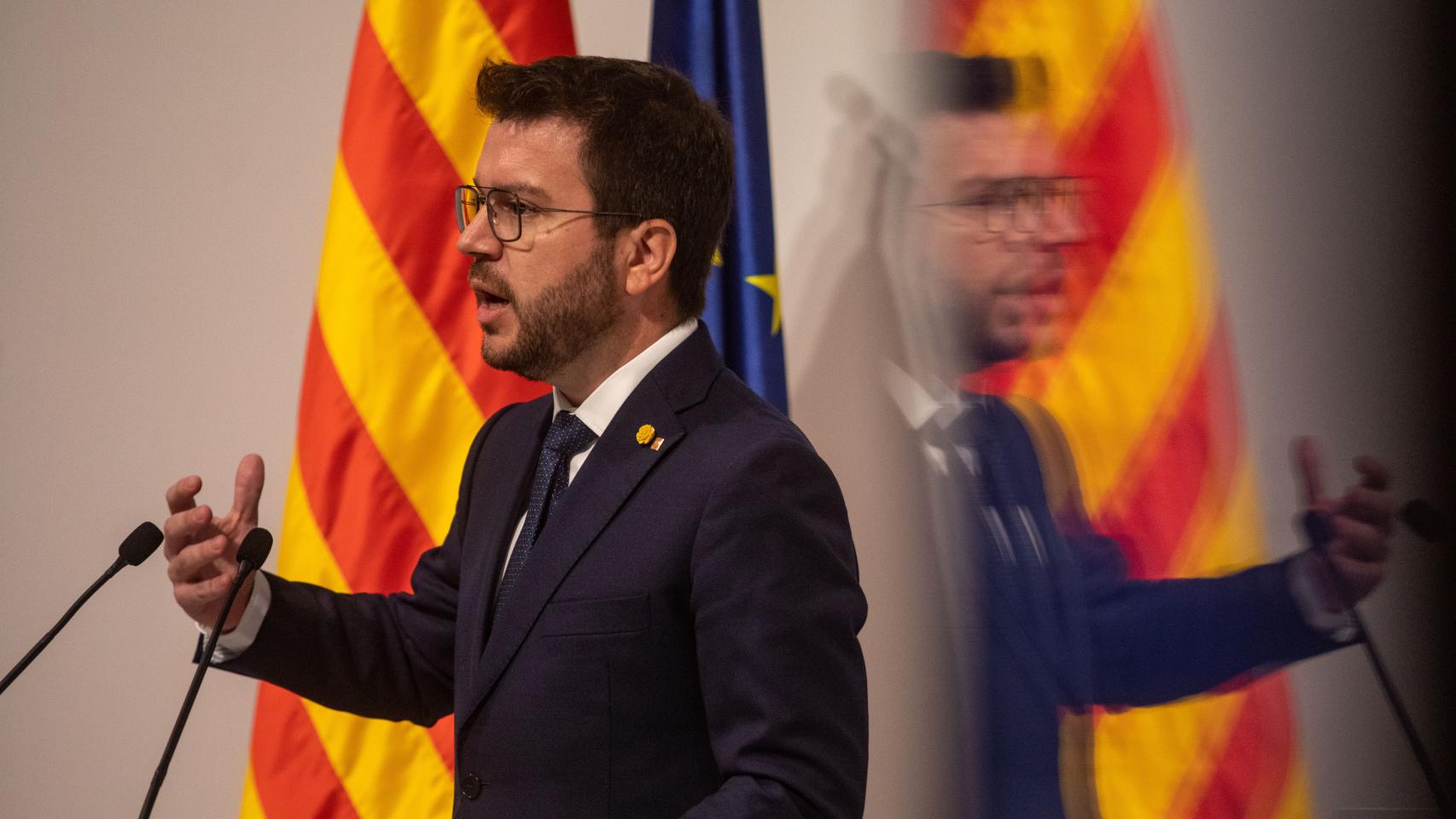 Pere Aragonès, presidente de la Generalitat de Cataluña.