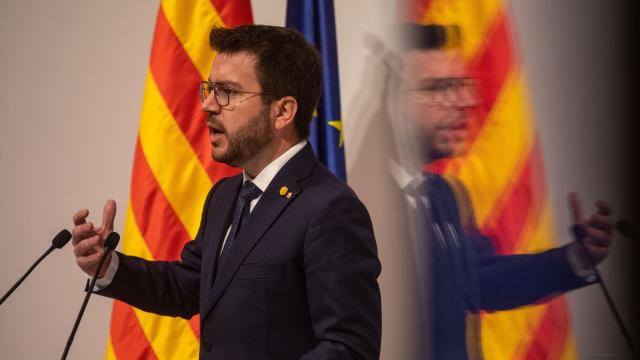 Pere Aragonès, presidente de la Generalitat de Cataluña.