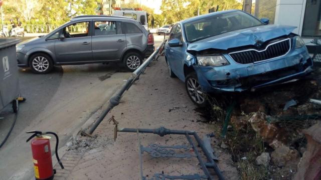 Choque en Torremolinos.