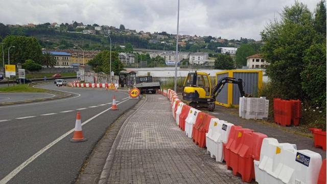 Las obras de la estructura que conecta Eirís, Pedralonga y Palavea.