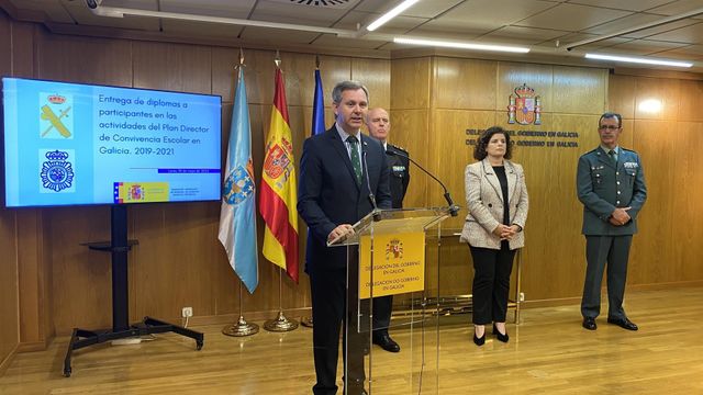 El delegado del Gobierno en Galicia, José Miñones.