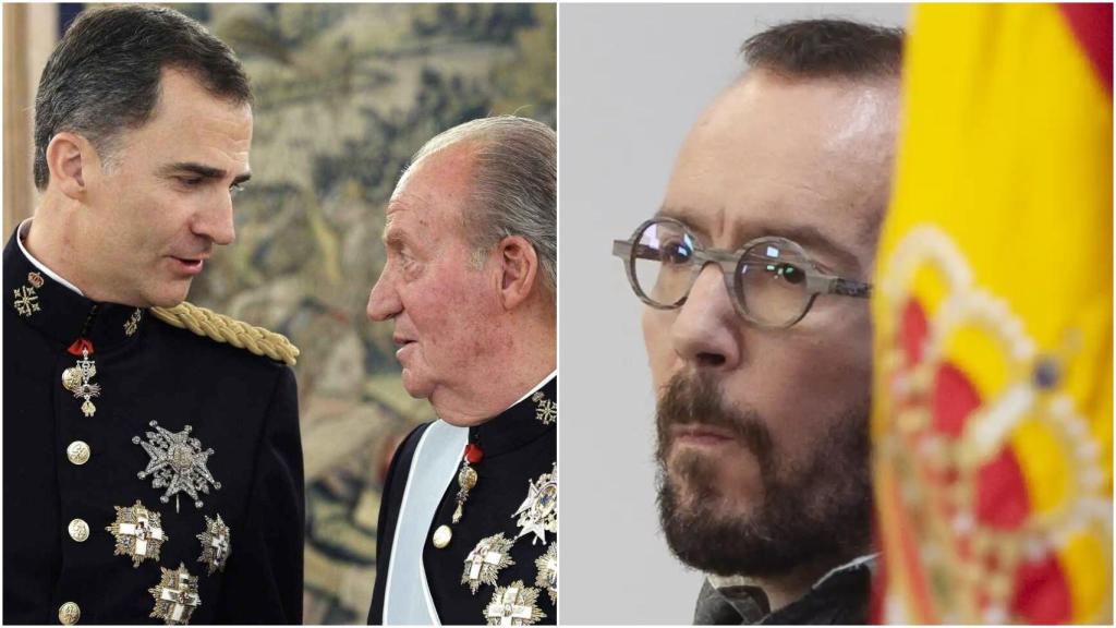 Lluvia de zascas a Echenique por un tuit contra Felipe VI y Juan Carlos I: Enorme miserable