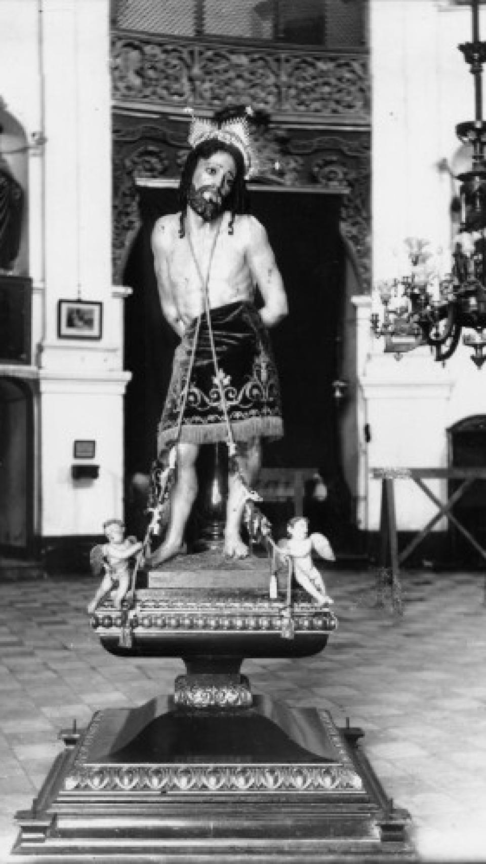 Fotografía del Cristo en 1920.