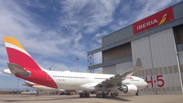 Avión de Iberia.