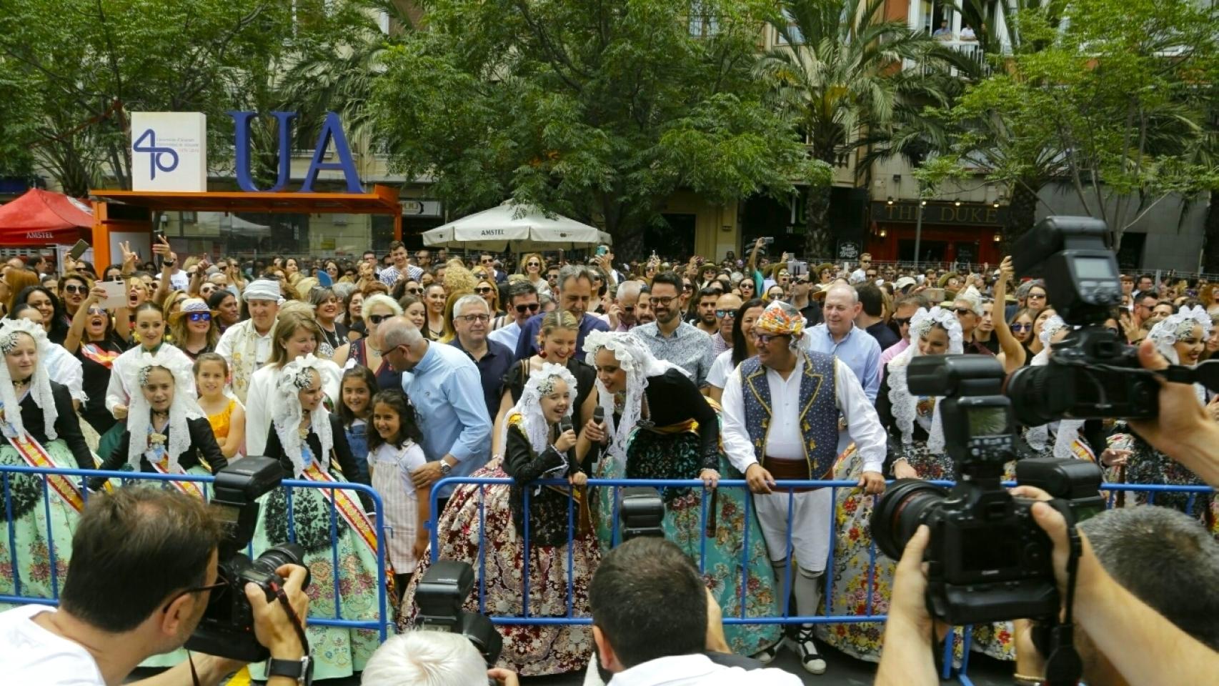 La previsión es que las fiestas de las Hogueras reúnan a más publico que en 2019.