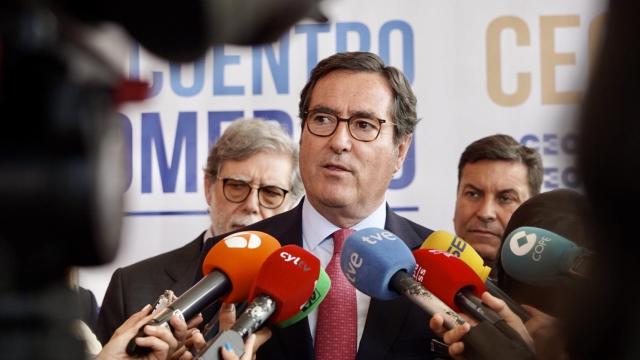 El presidente de la Confederación Española de Organizaciones Empresariales (CEOE), Antonio Garamendi