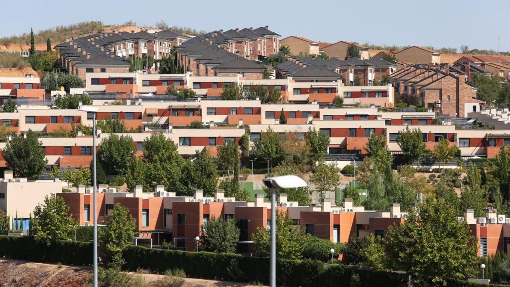 Viviendas unifamiliares en el barrio de Valparaíso de Toledo.