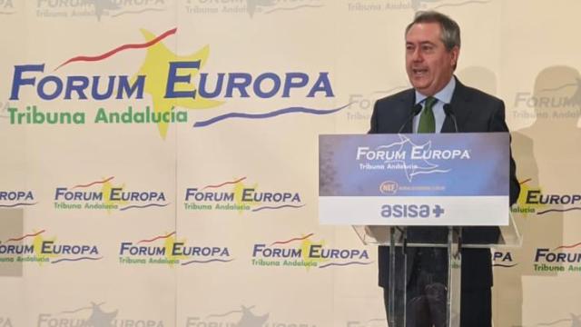 Juan Espadas en el desayuno informativo de Nueva Economía.