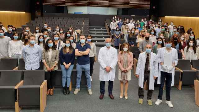 Recepción de los nuevos residentes en el Chuvi.