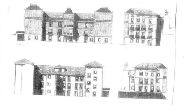 Un plano del Palacio de Pendueles.