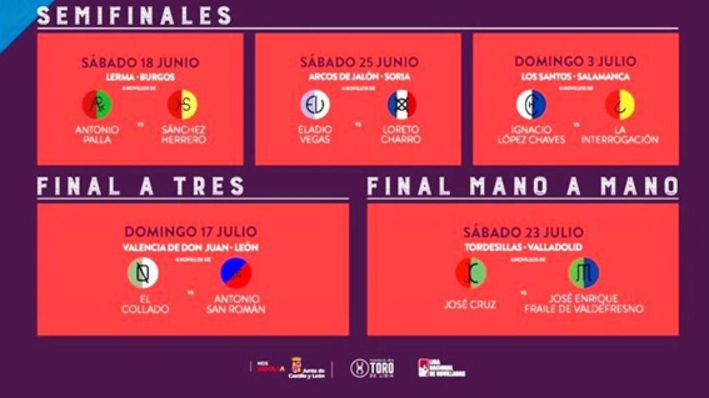 Calendario de las semifinales del Circuito de Novilladas de Castilla y León