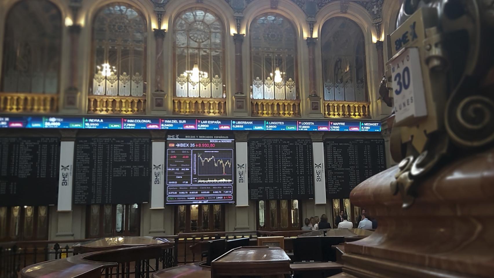 Imagen de la bolsa de Madrid