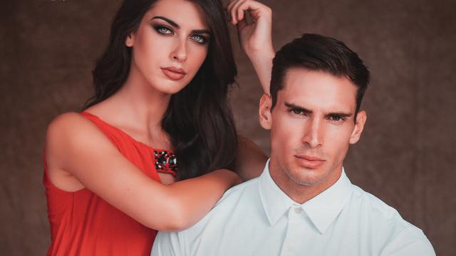 Alexander y Blanca en una imagen publicitaria.