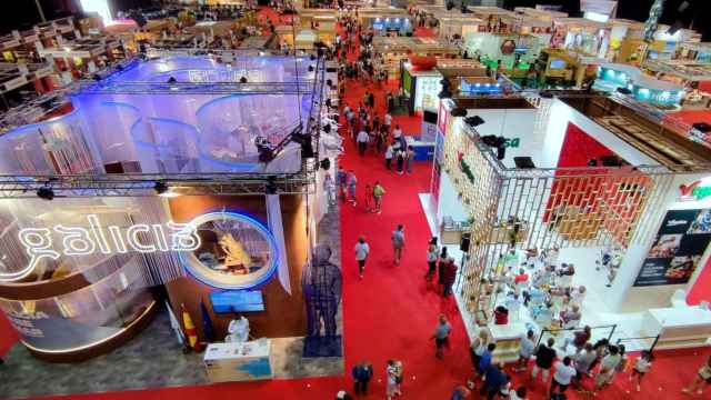 Vista del Pabellón 1 en la Semana Verde de Galicia 2021.