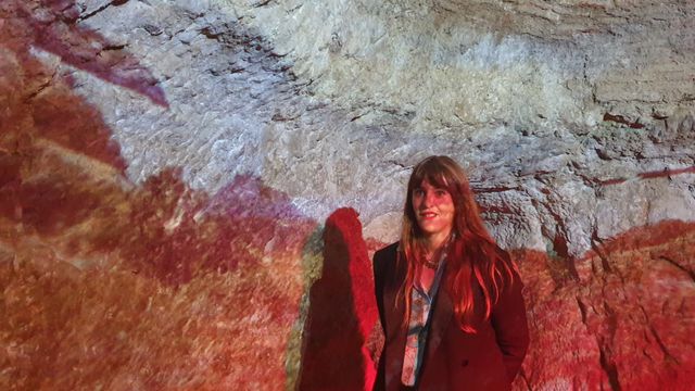 Aurora Domínguez descubre los sonidos de la isla en su exposición 'Un invierno en Tabarca'.
