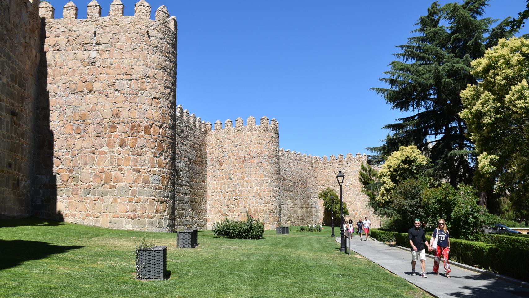 Las murallas de Ávila.