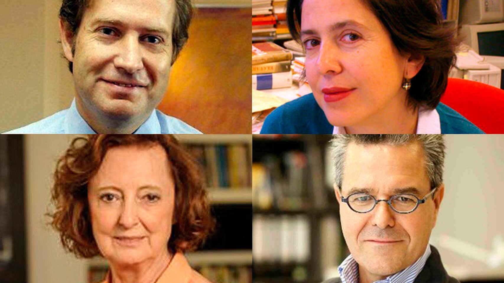 Javier Gomá, Liz Perales, Rosina Gómez-Baeza y Javier Celaya, profesores del Máster de El Cultural