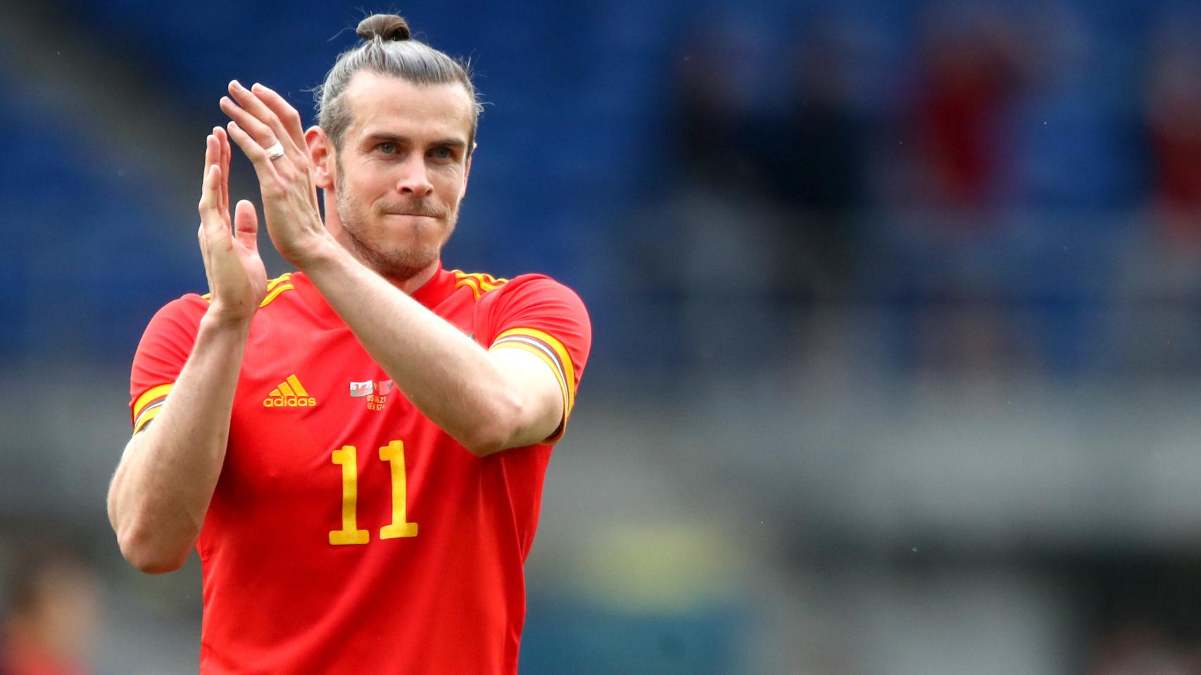 Gareth Bale durante un partido con Gales